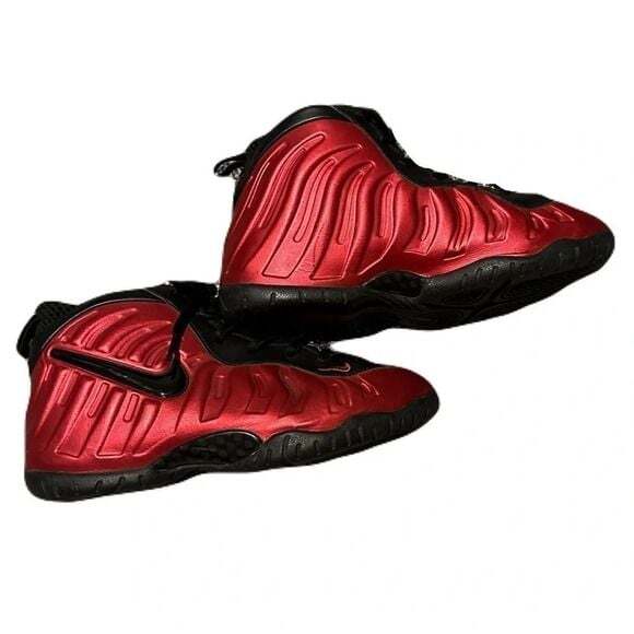 Nike Air Foamposite Pro University Red Youth Size 3Y - Picture 3 of 8